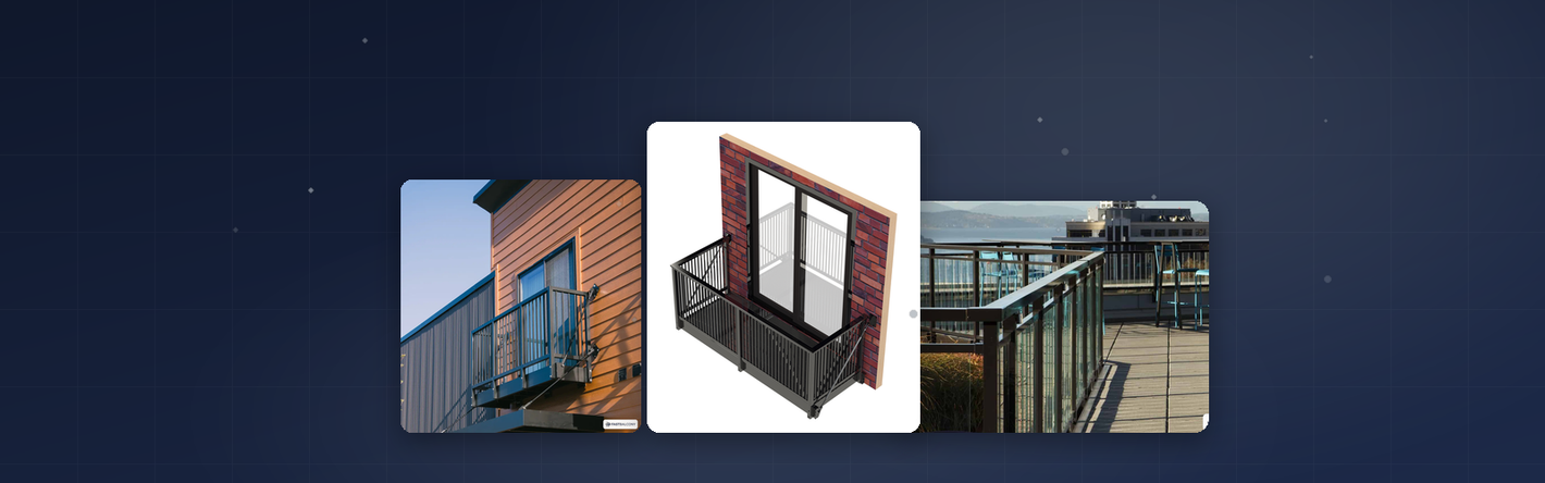 Fast Balcony exterior balcony systems