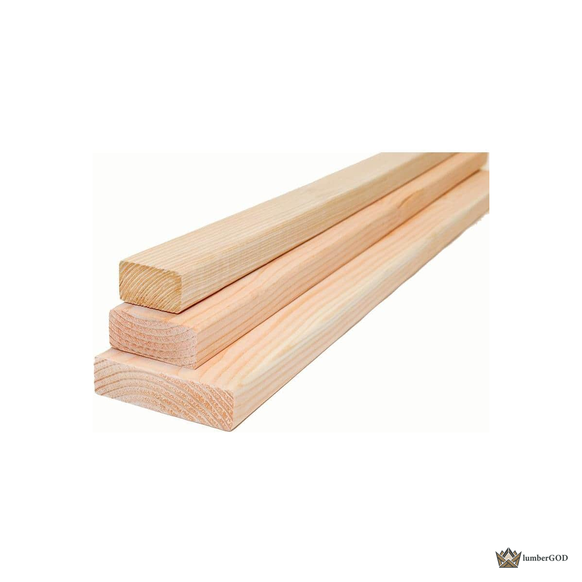 Lumber God 2x4 SYP No. 1 Dimensional Lumber, Kiln Dried - front view