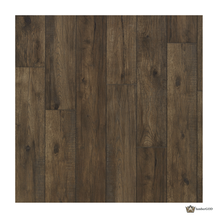 Lumber God 12 mm Dense Core Laminate Wood Flooring, Embossed in Register - front view