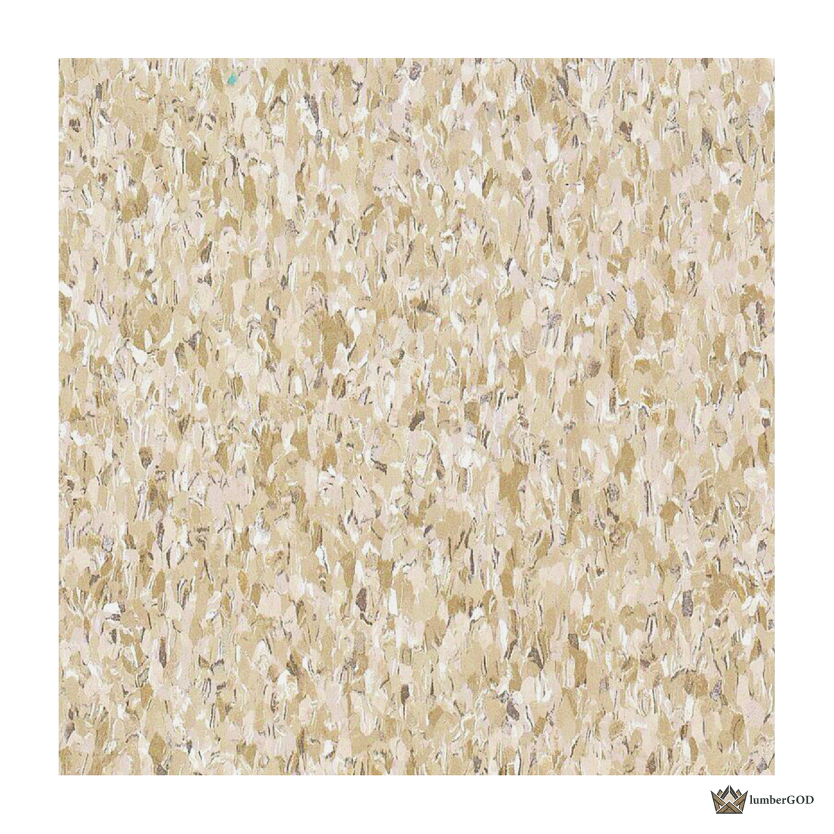 Lumber God Commercial VCT Floor Tile, 12x12, 1/8 in - front view