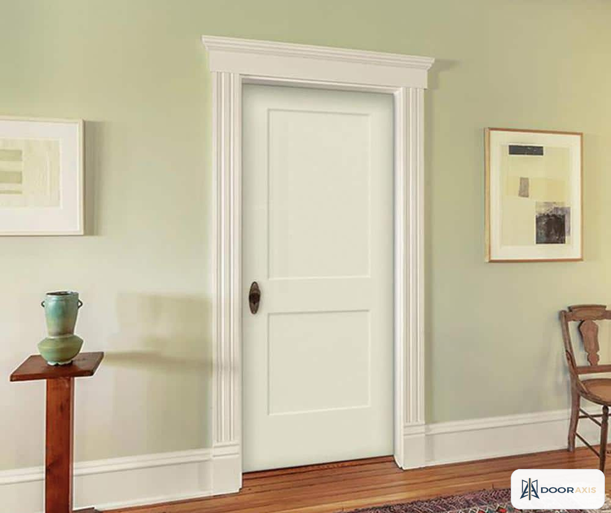 Door Axis Molded Composite Single Prehung Interior Door, Built to Order, 20 to 36 in Widths - front view