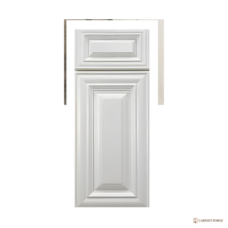 Cabinet Forge Pearl White Sink and Specialty Base Cabinet Set - front view