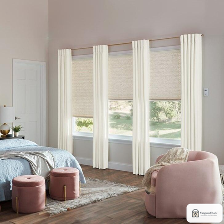 Vanguard Shade 2 in. Pleated Shade, Light Filtering, Custom Cut - front view