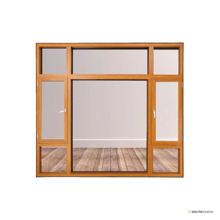 Spectre Window 108 Series Thermally Broken Casement Window with Integrated Security Screen - front view