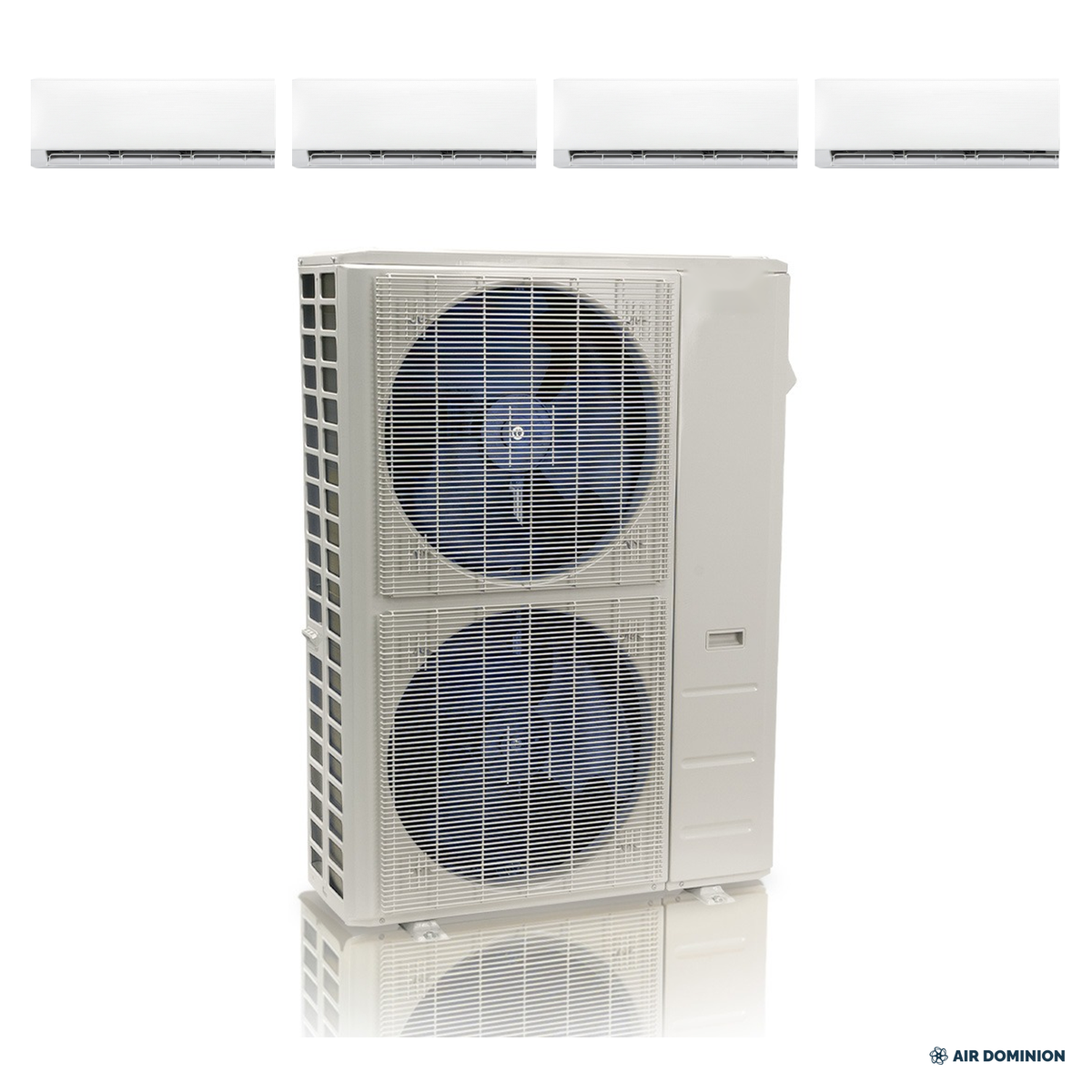 Air Dominion 48,000 BTU 4-Zone Mini Split Heat Pump System - front view