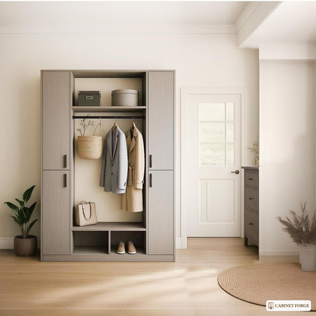 Cabinet Forge Entry and Mudroom Cabinet Program - front view