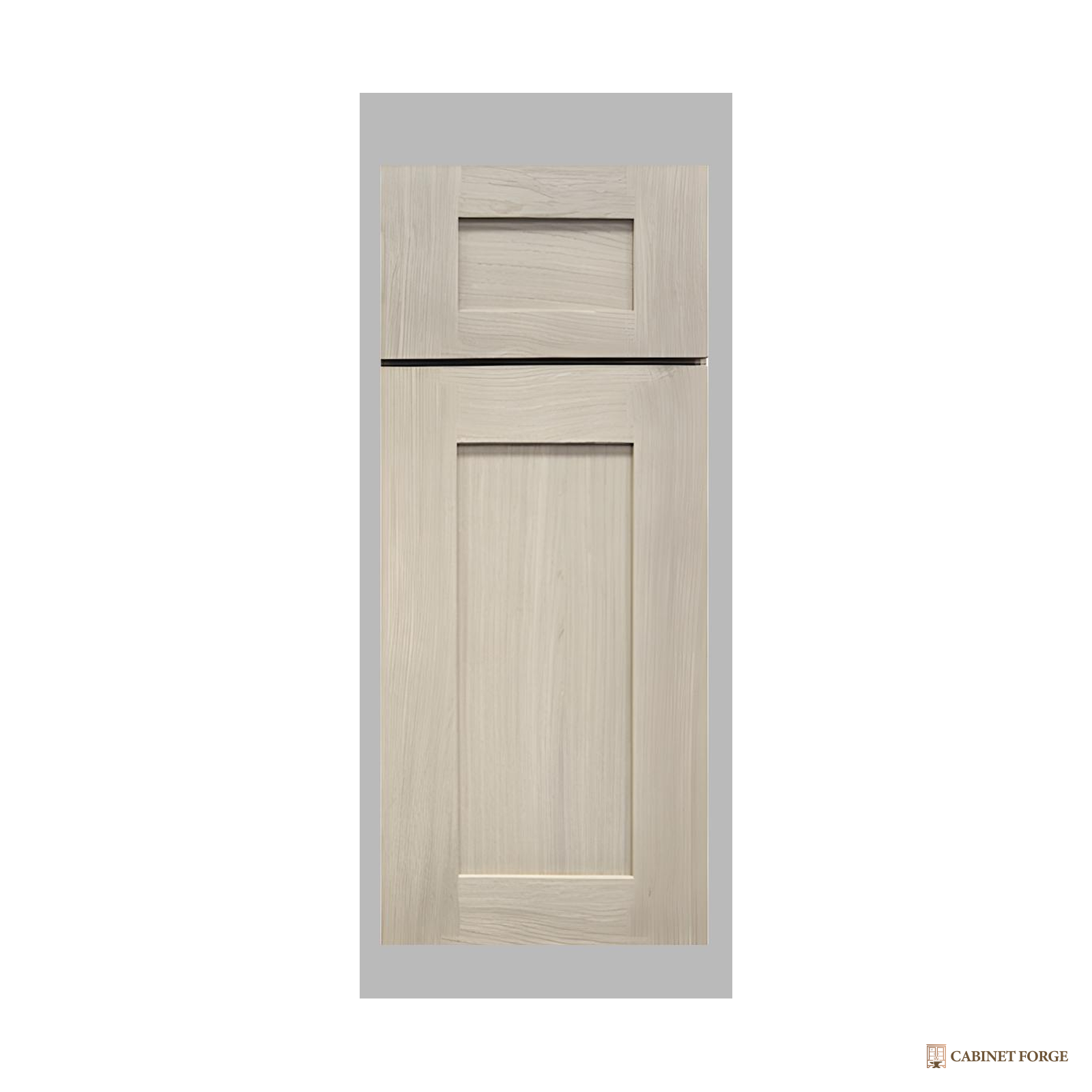 Cabinet Forge White Oak Wall Cabinet Set - front view