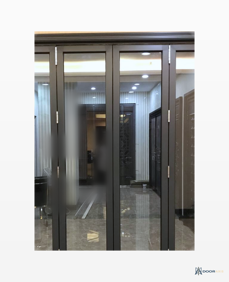 Door Axis 75 Series Heavy Duty Aluminum Bi-Fold Patio Door System, Insulated Glass - front view