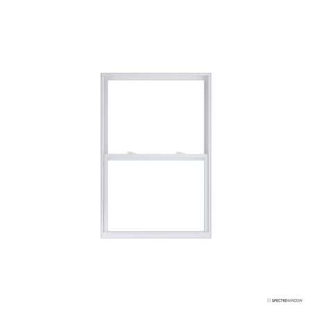 Spectre Window 35.5 in. x 59.5 in. Vinyl Single Hung Window with Low-E Argon Glass, ENERGY STAR Certified - front view