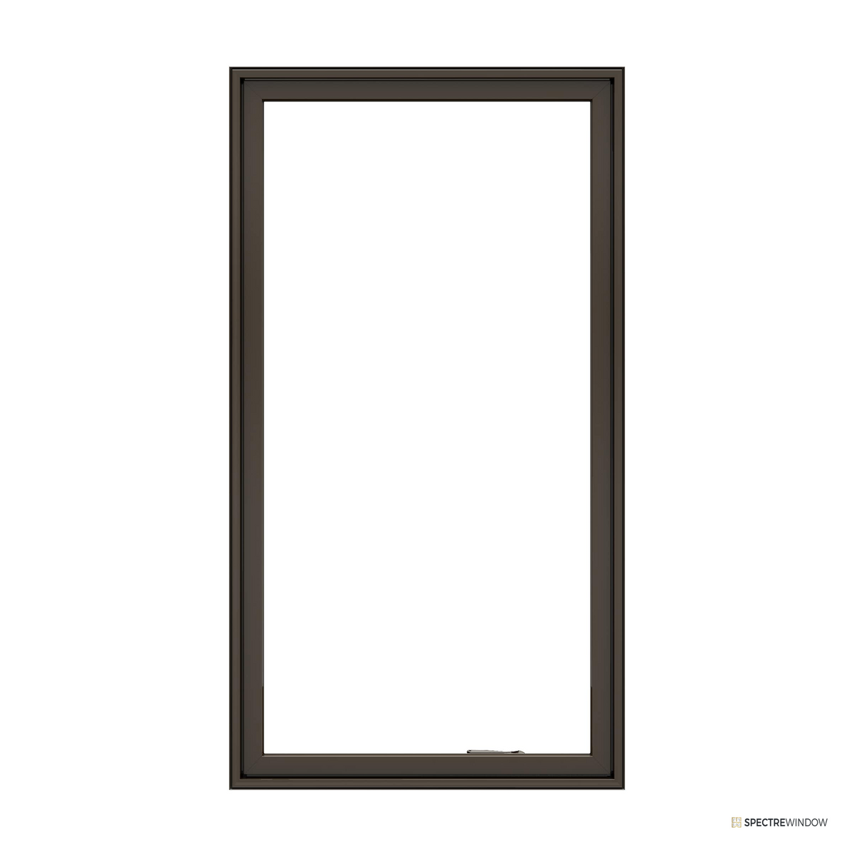 Spectre Window 25 in. x 35 in. Aluminum Clad Wood Casement Window with Low-E Insulated Glass - front view