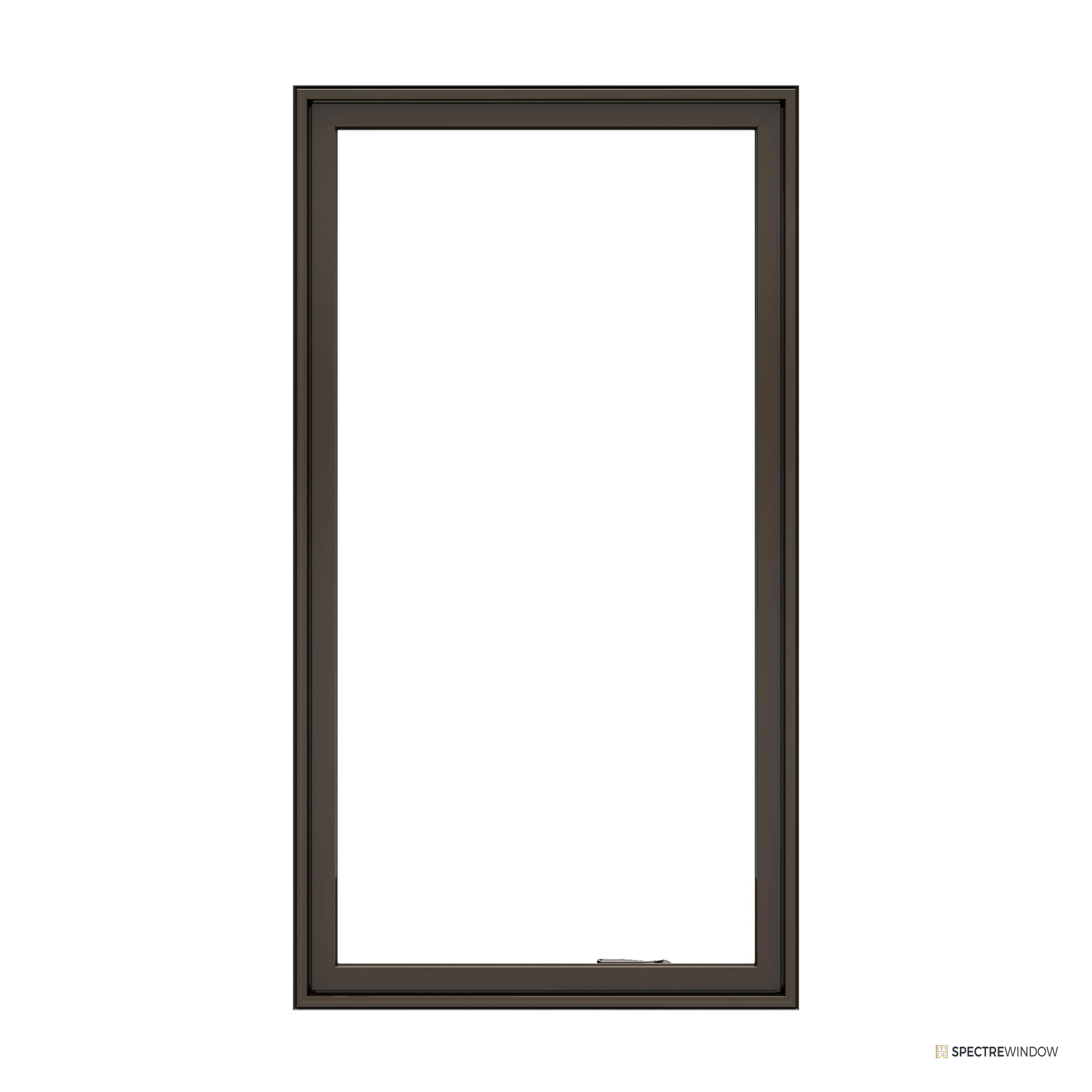 Spectre Window 25 in. x 35 in. Aluminum Clad Wood Casement Window with Low-E Insulated Glass - front view