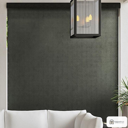 Vanguard Shade Exterior Solar Shade, Crank or Motor Lift, Custom Cut - front view