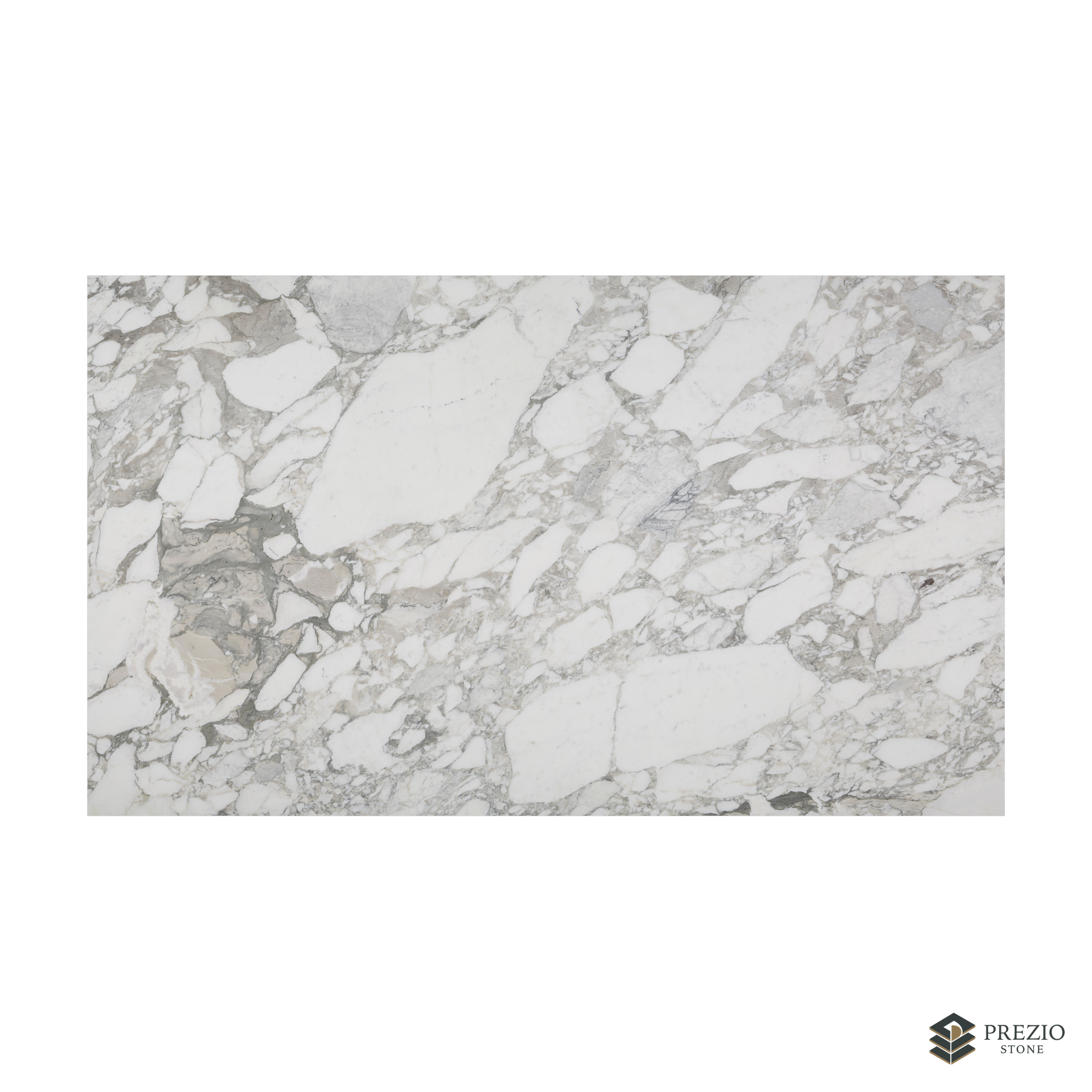 Prezio Stone Arabescato White Marble Slab Program - primary material view