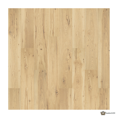 Lumber God AC4 Laminate Wood Flooring, 8 mm with Attached Pad - front view