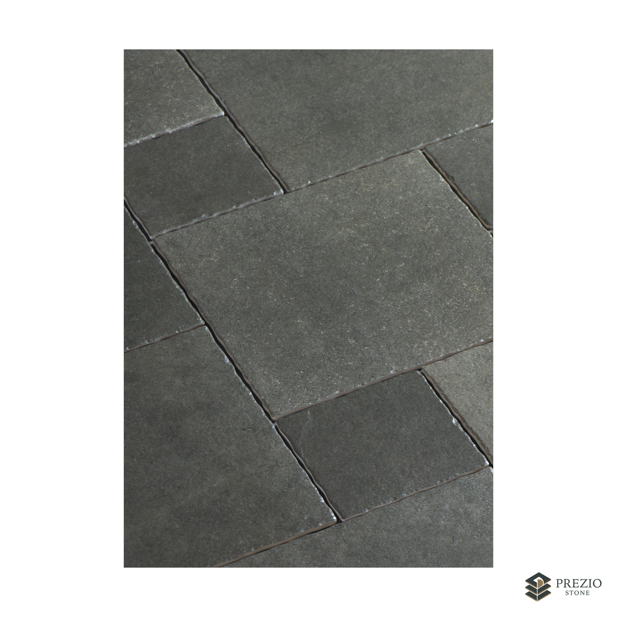 Prezio Stone Louvre Grey Limestone Look Porcelain Tile, Modular Set - primary material view