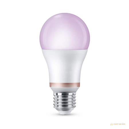 Light Archon Iris Smart Wi-Fi A19 LED Bulb, 60W Equivalent, Full Color and Tunable White - front view