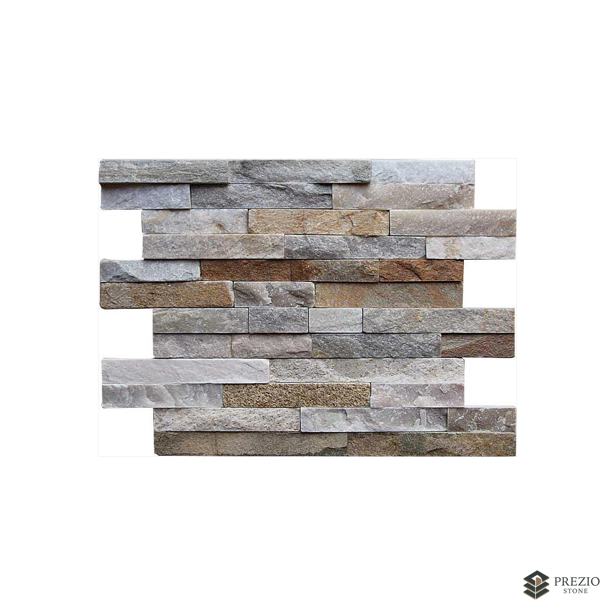 Prezio Stone Terracove Ledger Stone Panel, Cement Backed - primary material view