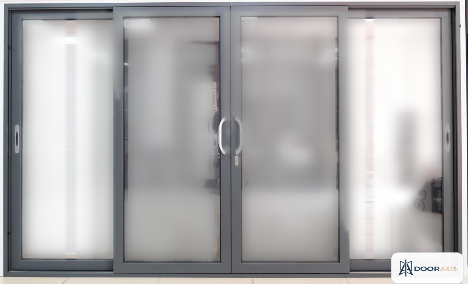 Door Axis 190 Series Aluminum Multi-Slide Door Wall System, Insulated Glass - front view