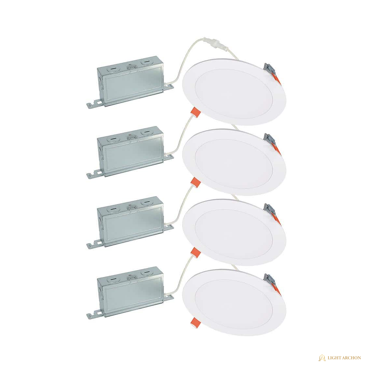 Light Archon Nocta 6 in. Ultra-Slim Canless LED Recessed Downlight, Selectable CCT - front view