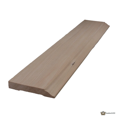 Lumber God Colonial Baseboard, 3-1/4 in - front view