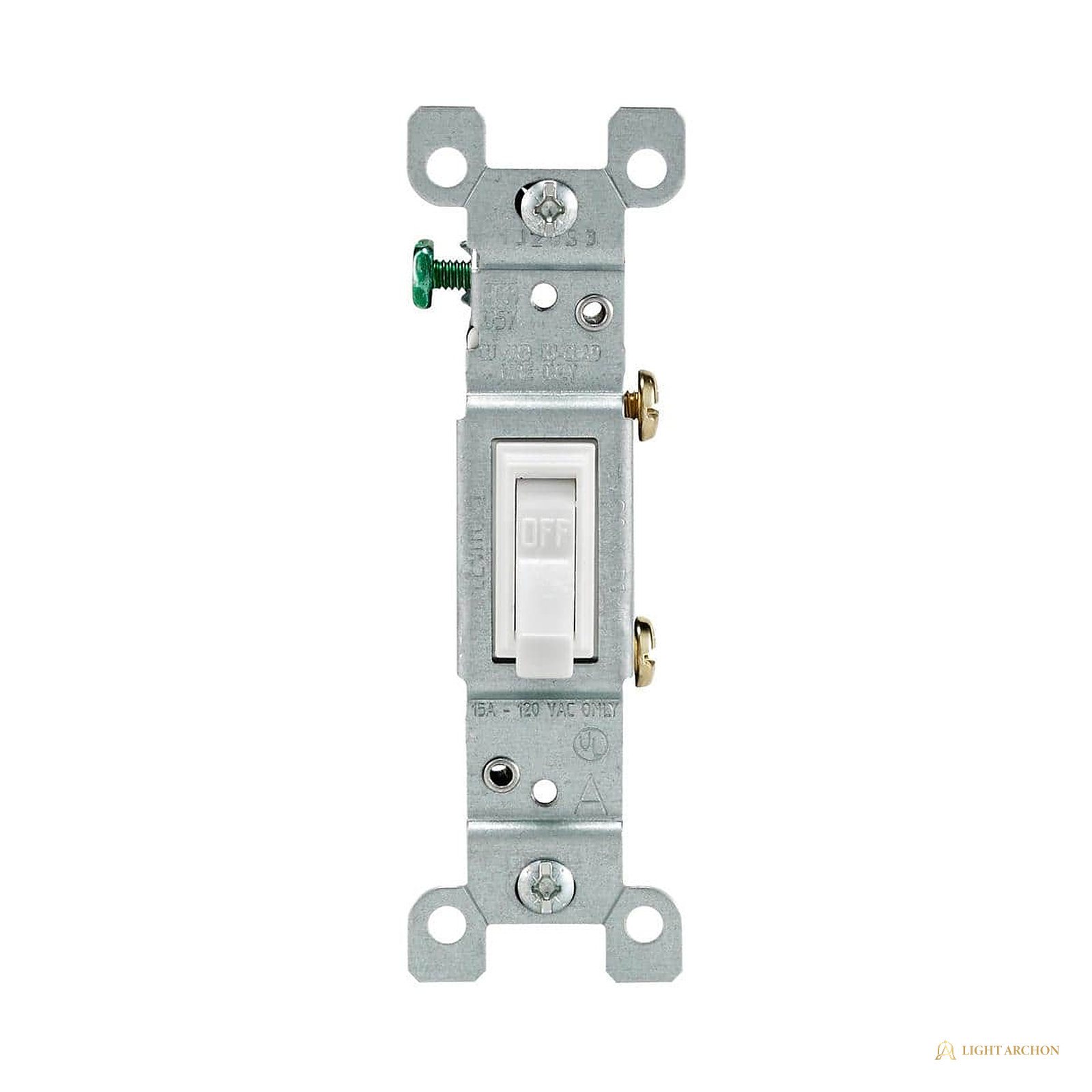 Light Archon Atlas 15A Wall Switch - front view