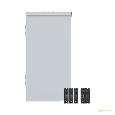 Light Archon Rampart 200A Plug-On Neutral Load Center - front view