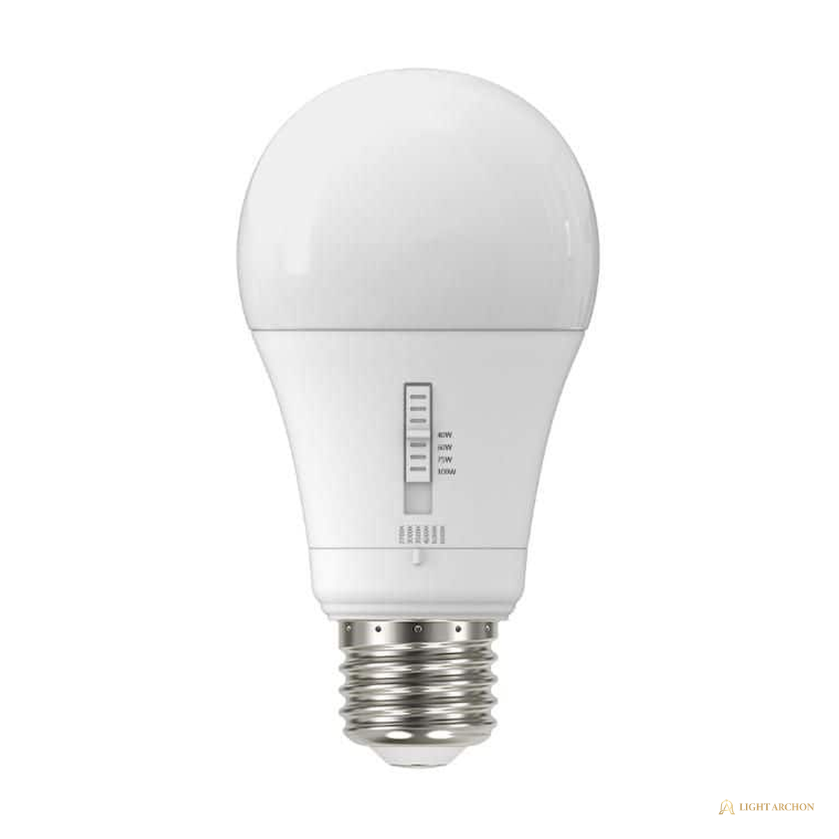 Light Archon Spectra Select A19 LED Bulb, 40-100W Equivalent, Selectable CCT, 3-Pack - front view