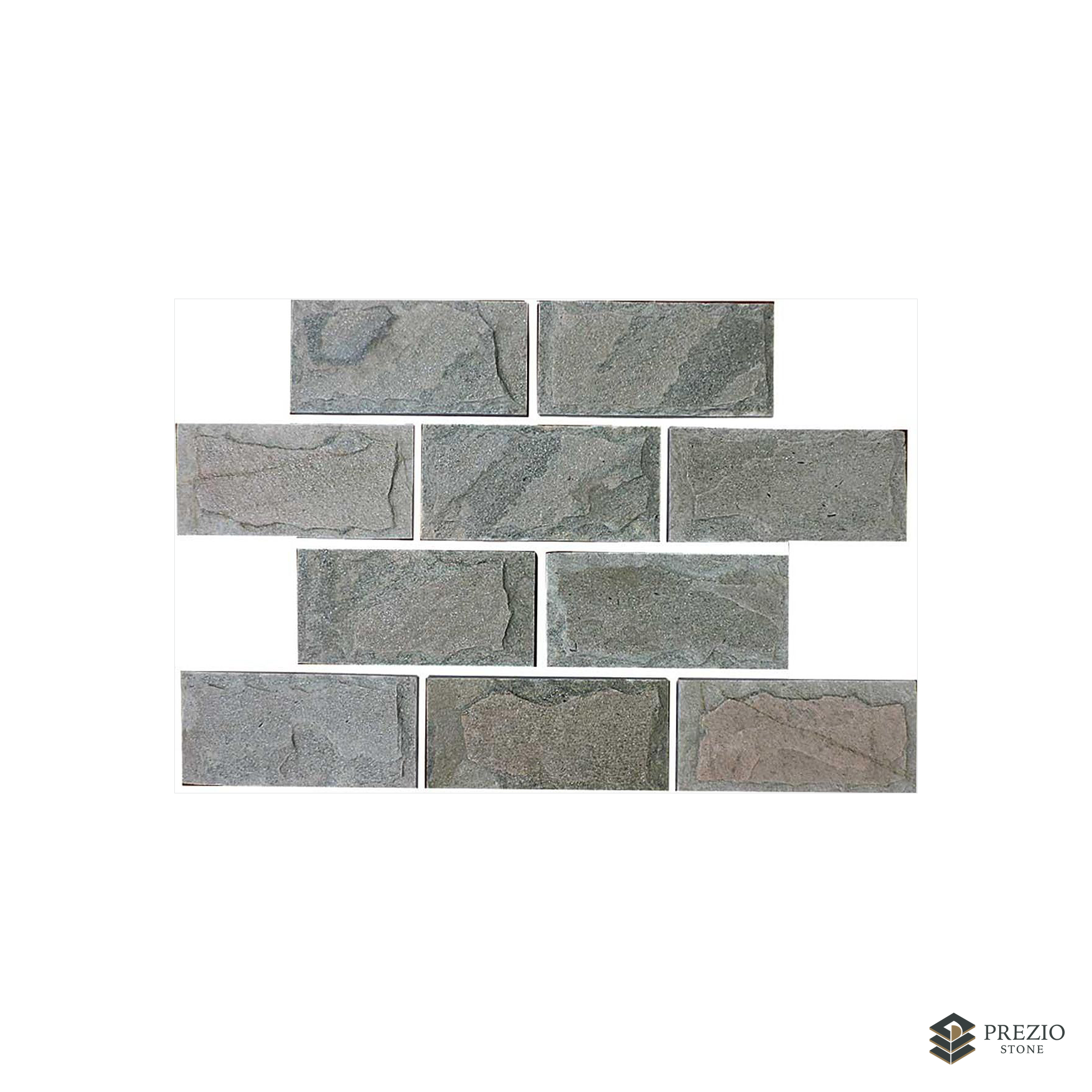Prezio Stone Cobblecrest Mushroom Stone Wall Brick - primary material view