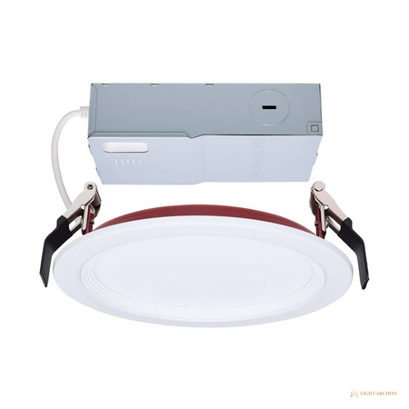 Light Archon Pyra Fire Rated Direct Wire LED Recessed Trim, Selectable CCT, 90 CRI - front view