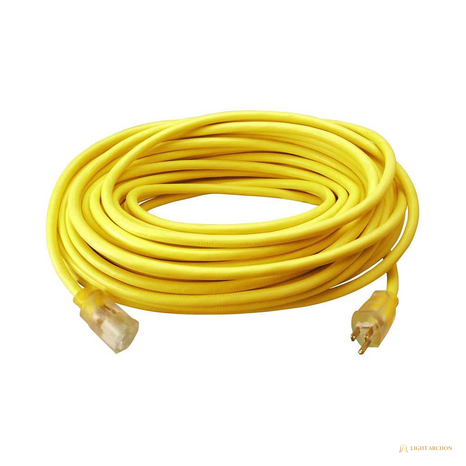 Light Archon Beacon 50 ft. 12/3 Heavy-Duty Outdoor Extension Cord with Lighted End - front view