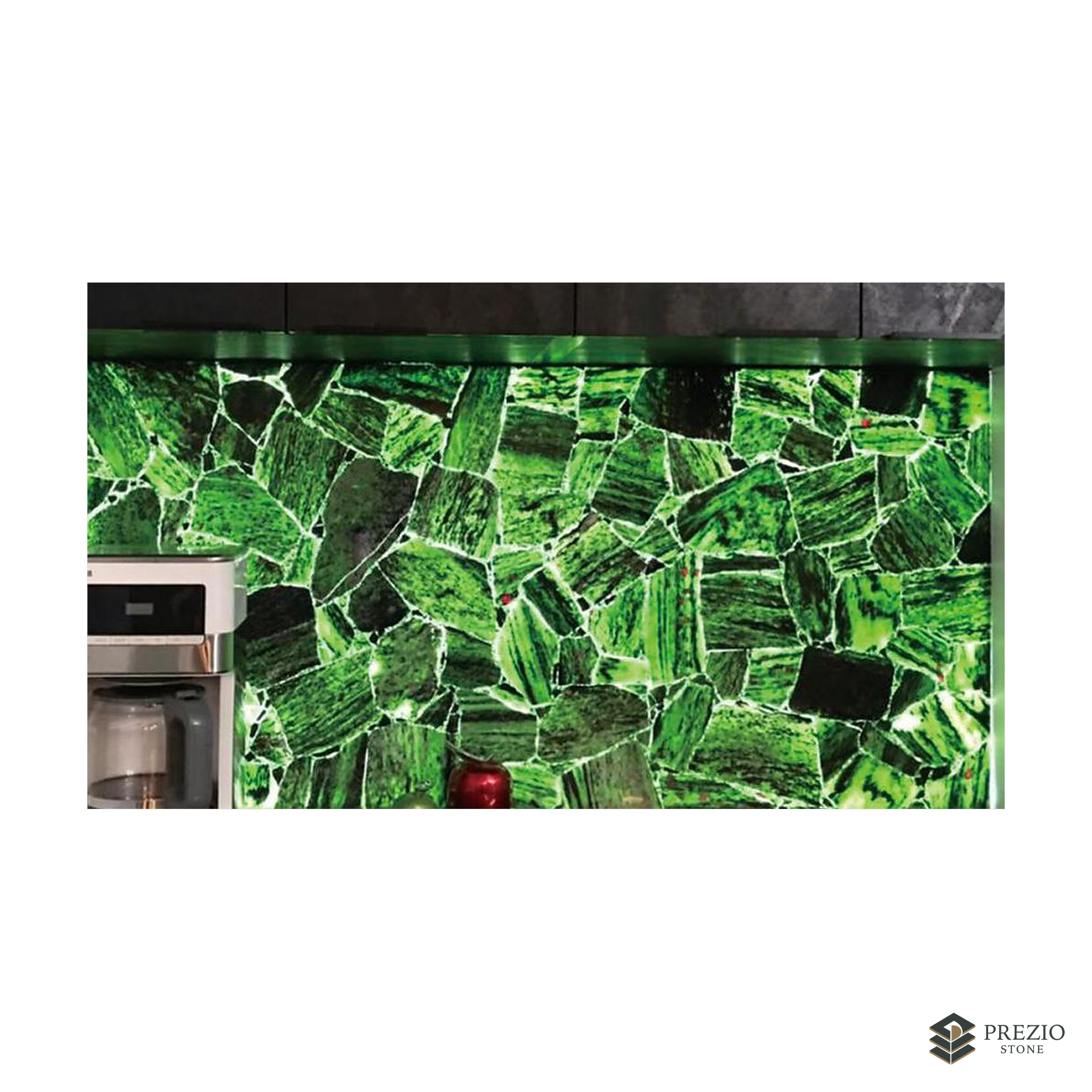 Prezio Stone Red Emerald Gemstone Surface Program - primary material view
