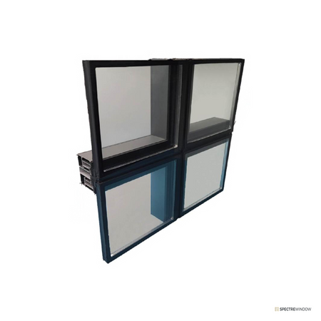 Spectre Window 84 Series Concealed Frame Aluminum Curtain Wall System - front view