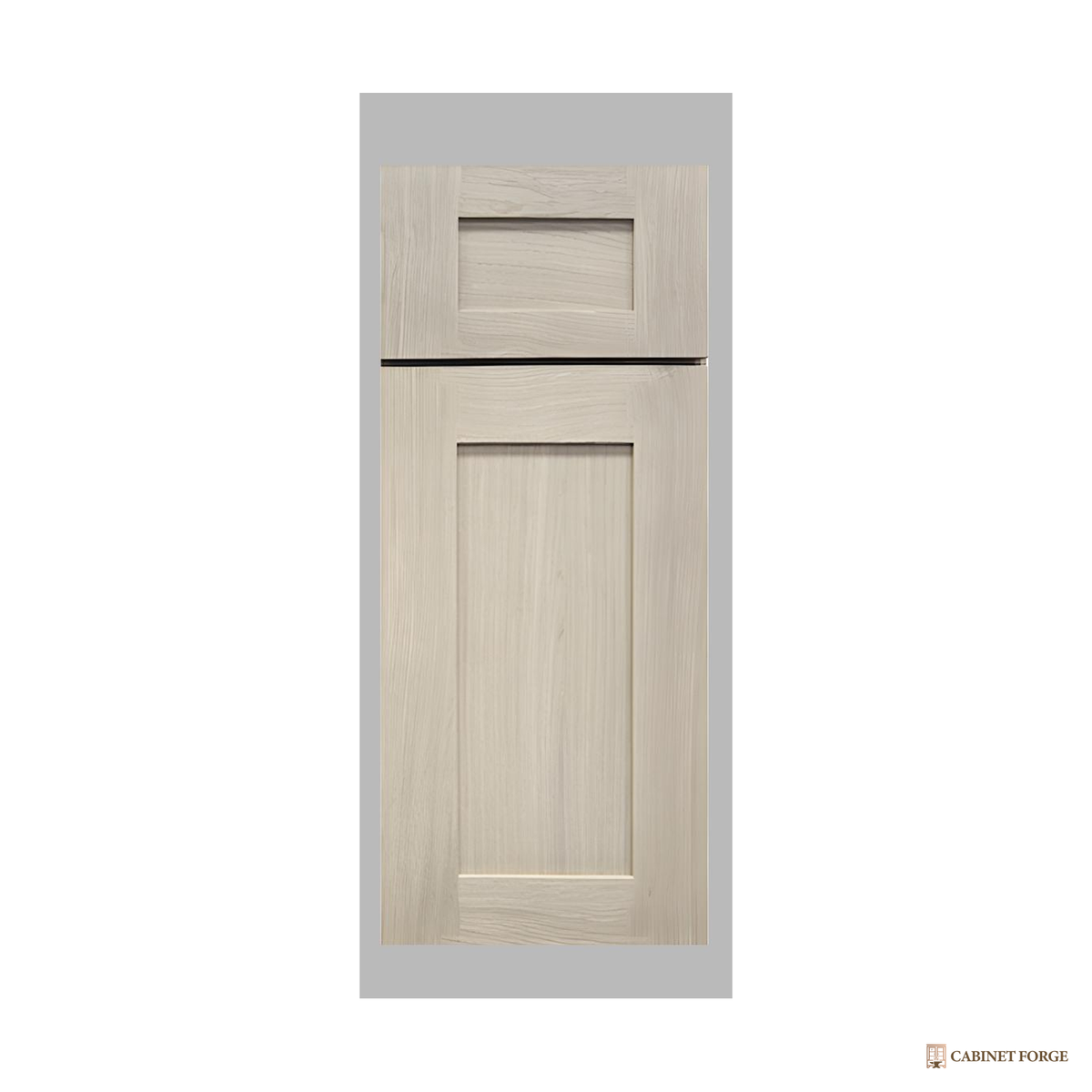 Cabinet Forge White Oak Specialty Wall Cabinet Set - front view