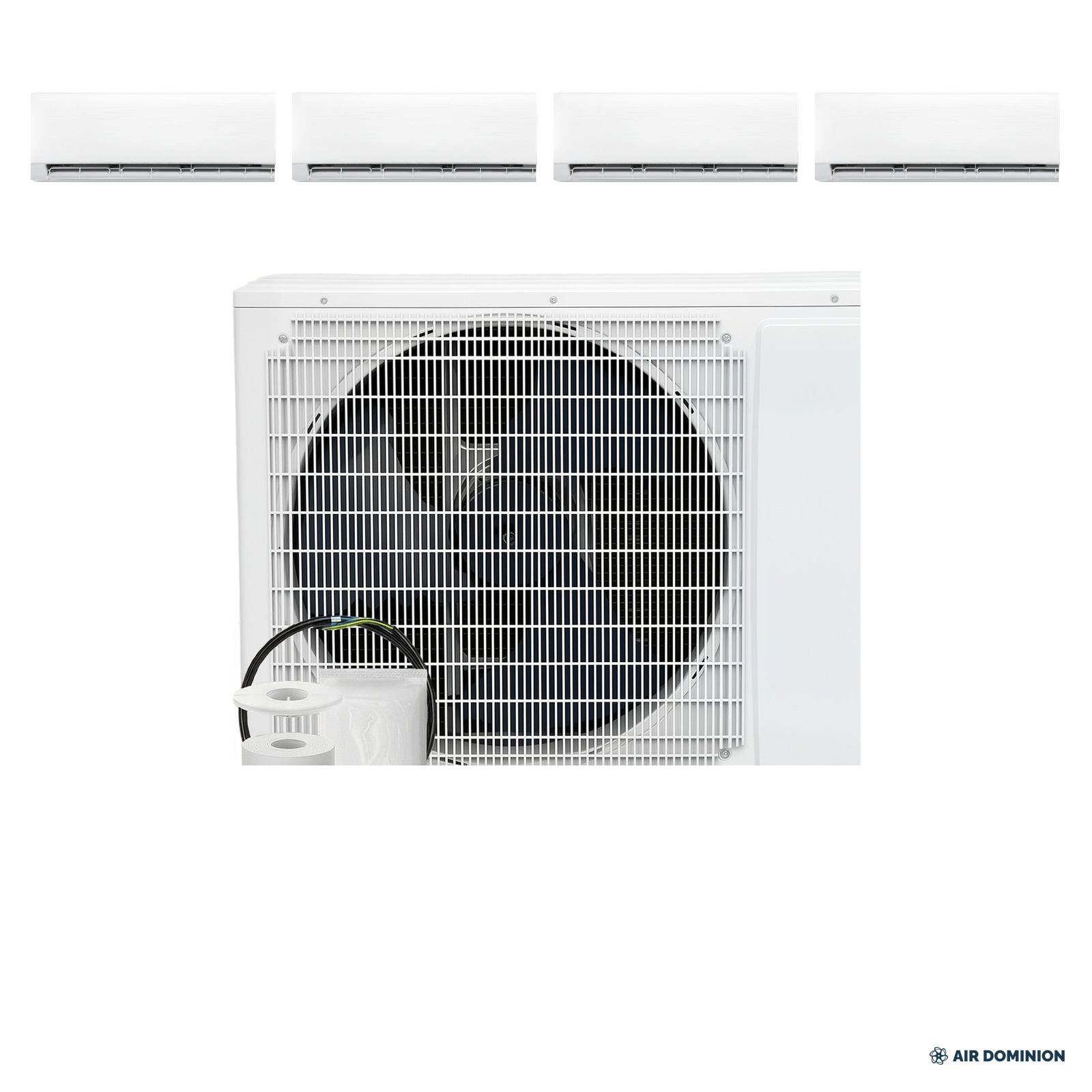 Air Dominion 36,000 BTU 4-Zone Mini Split Heat Pump System - front view