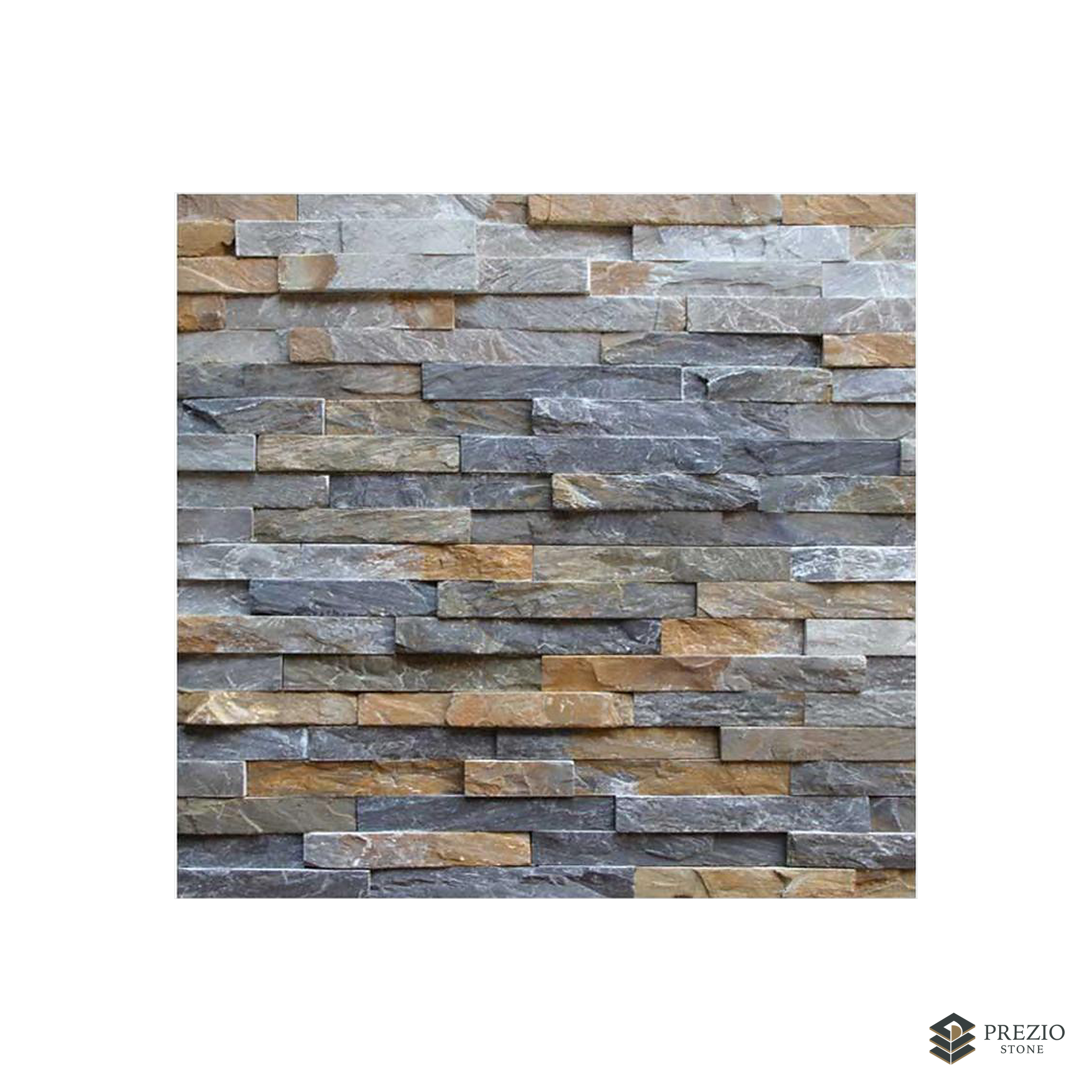 Prezio Stone Harborline Slate Ledger Stone Panel - primary material view