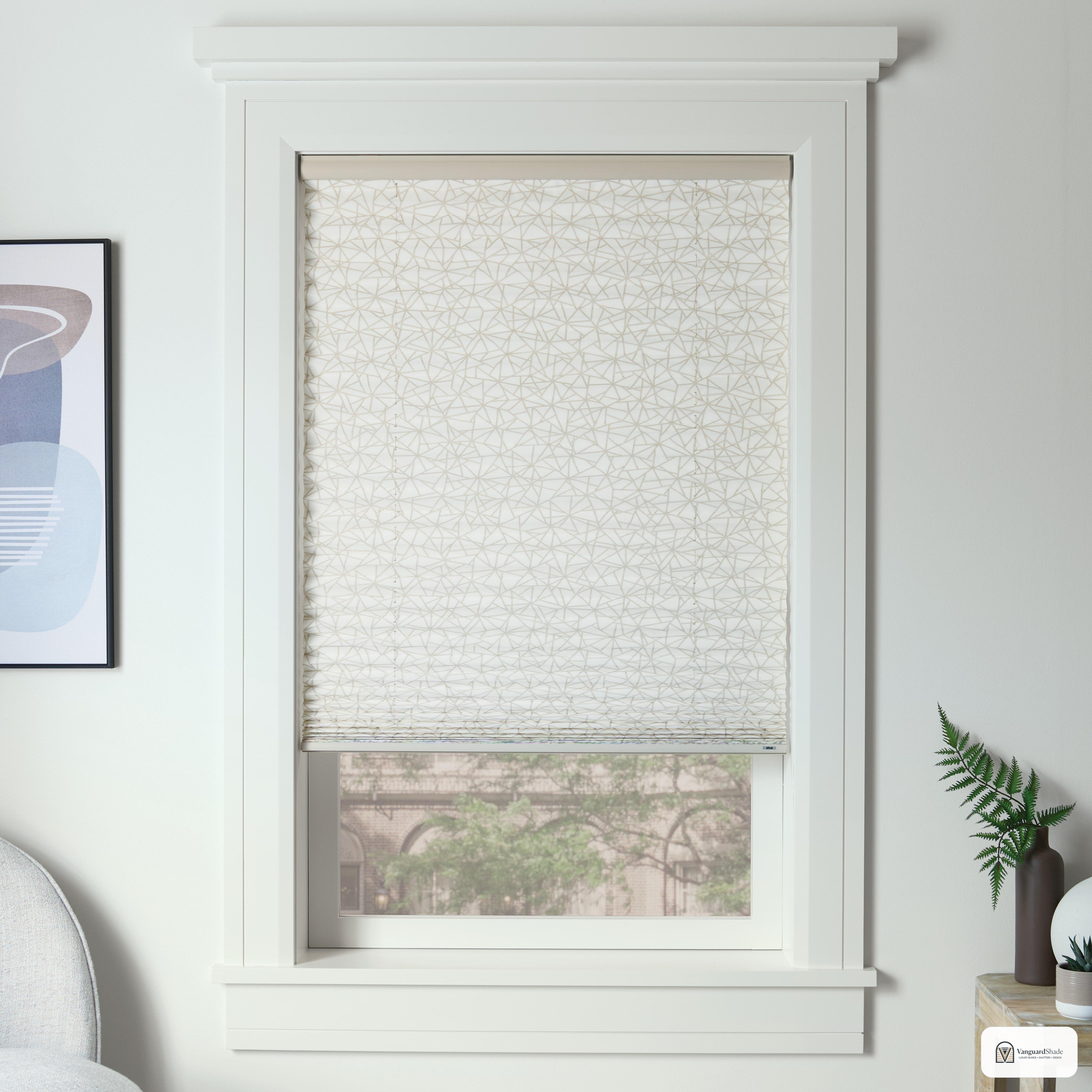 Vanguard Shade 1 in. Pleated Shade, Light Filtering, Custom Cut - front view