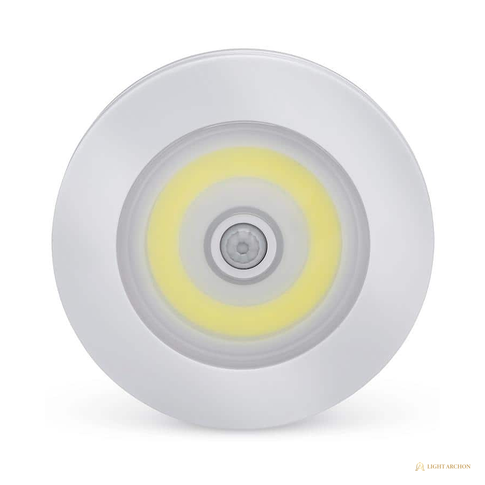 Light Archon Sentry Motion Activated LED Overhead Puck Light with Remote - front view