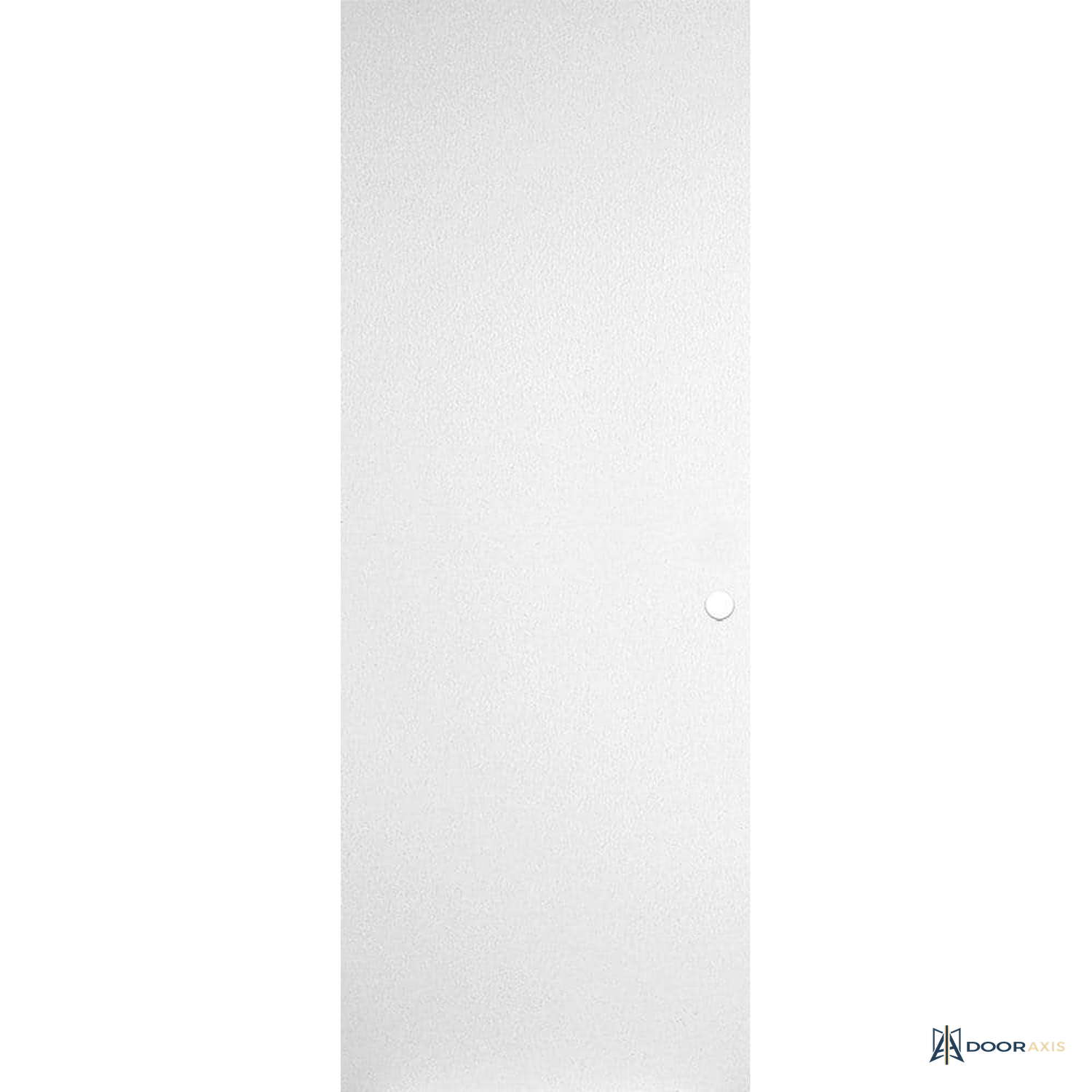 Door Axis 30 in x 80 in Flush Smooth Hollow Core Composite Interior Door Slab, Primed White - front view