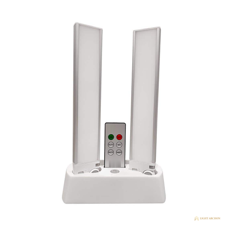 Light Archon Lucent Rechargeable LED Under Cabinet Light Set with Charging Base and Remote, 2-Pack - front view