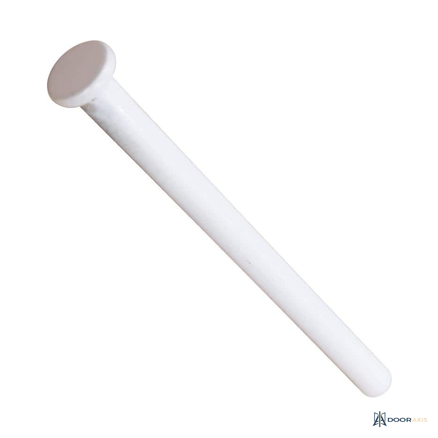 Door Axis Replacement Door Hinge Pin, 3-1/2 in, White - front view
