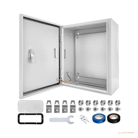 Light Archon Fortis Steel Outdoor Enclosure, NEMA 4X - front view