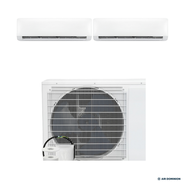 Air Dominion 18,000 BTU 2-Zone Mini Split Heat Pump System