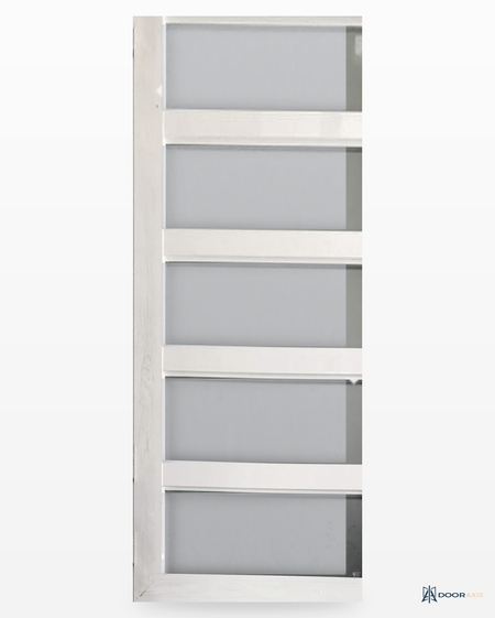 Door Axis 100 Series Aluminum Swing Entry Door, Divided Lite Glass - front view