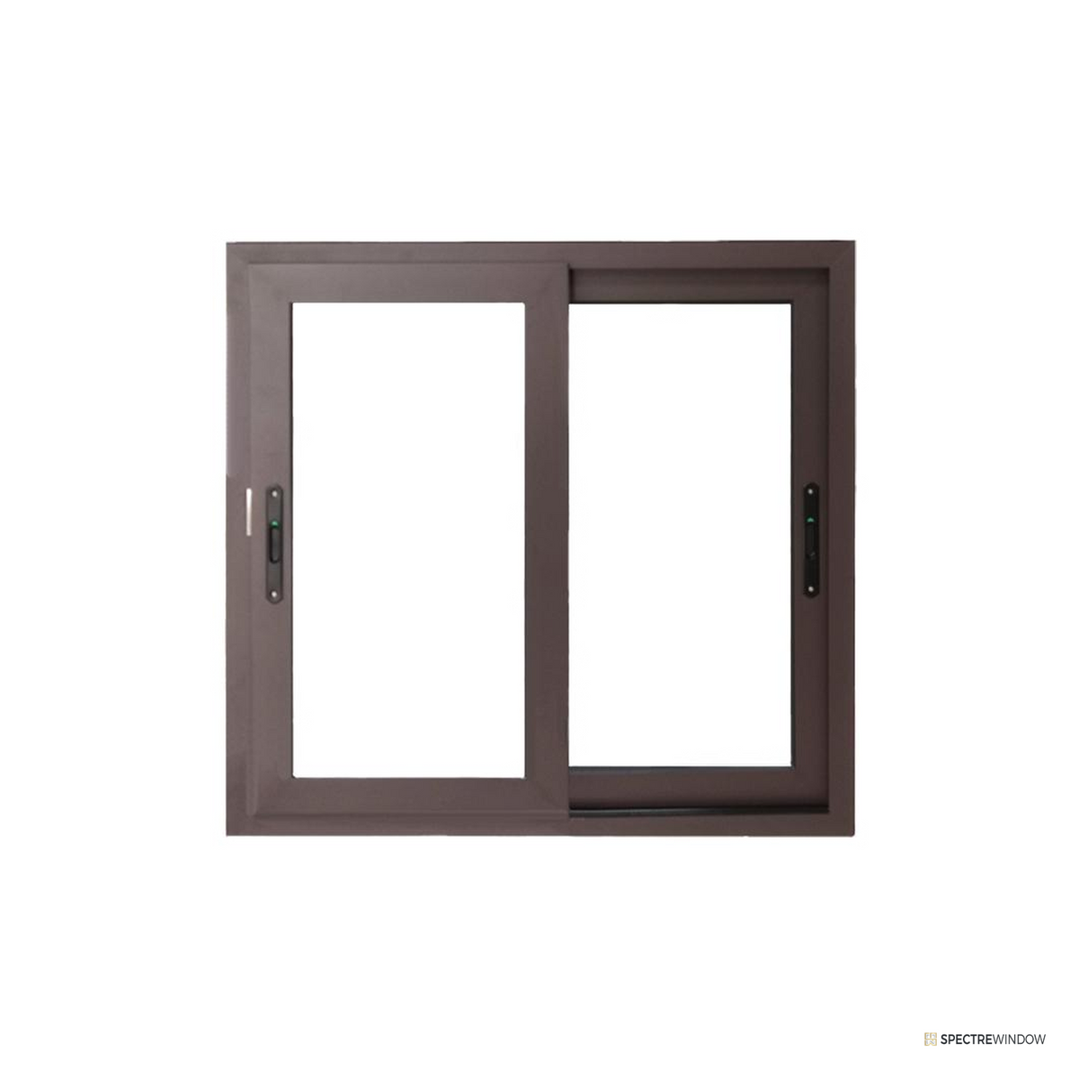 Spectre Window 85 Series Three Track Aluminum Sliding Window with Screen Track - front view