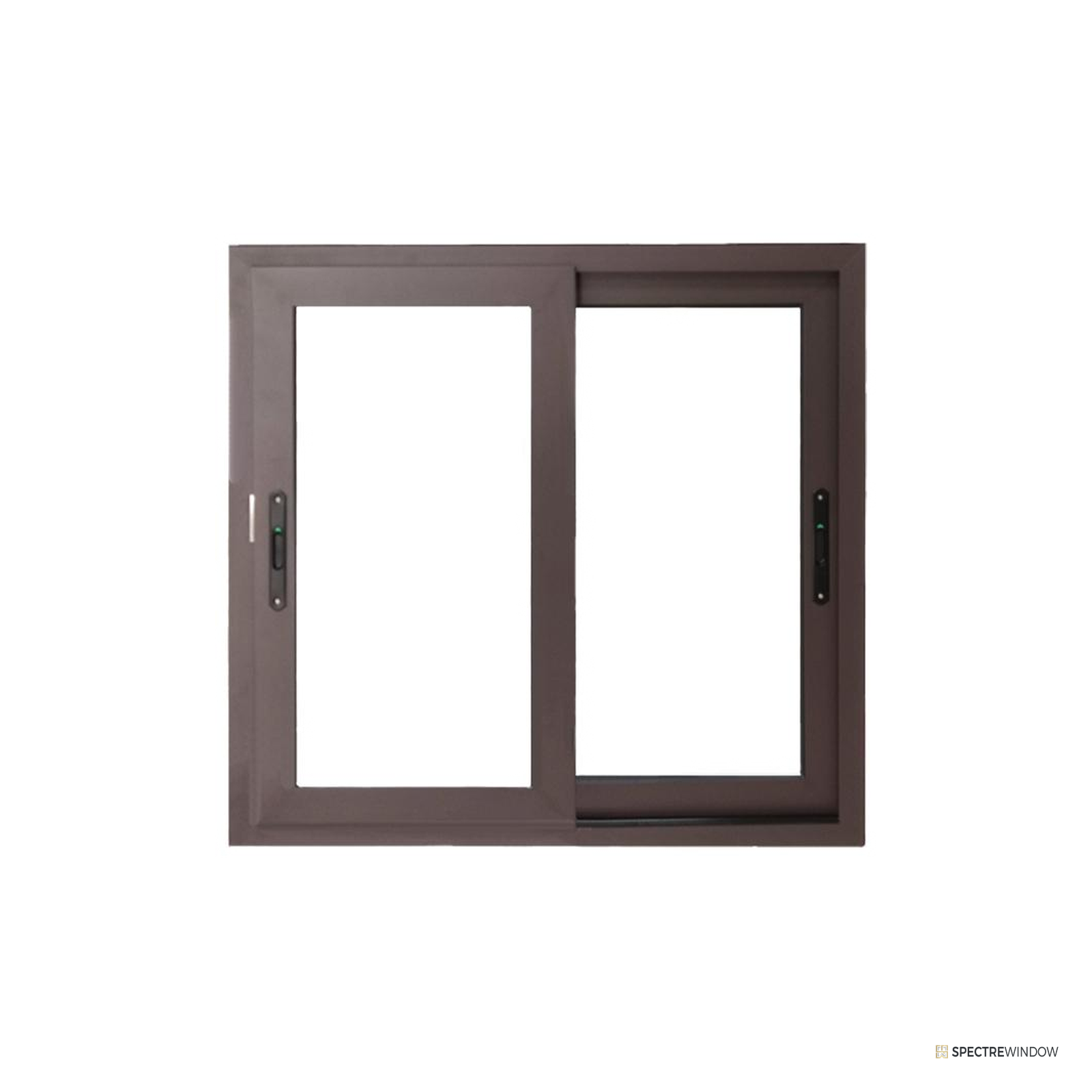 Spectre Window 85 Series Three Track Aluminum Sliding Window with Screen Track - front view
