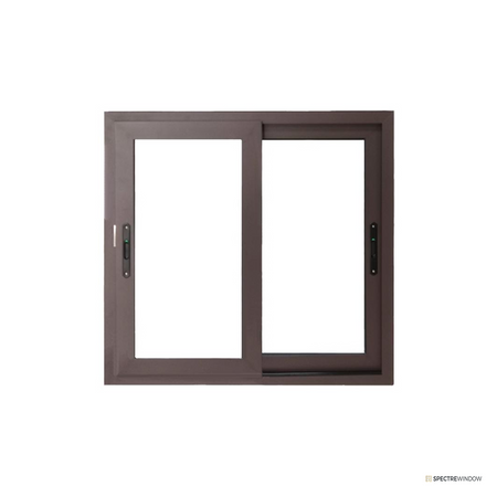 Spectre Window 85 Series Three Track Aluminum Sliding Window with Screen Track - front view