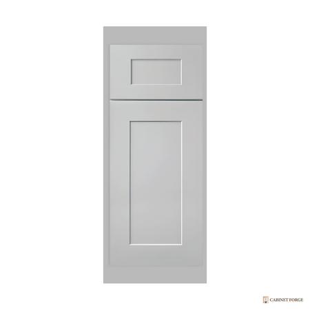 Cabinet Forge Gray Shaker Sink and Specialty Base Cabinet Set - front view