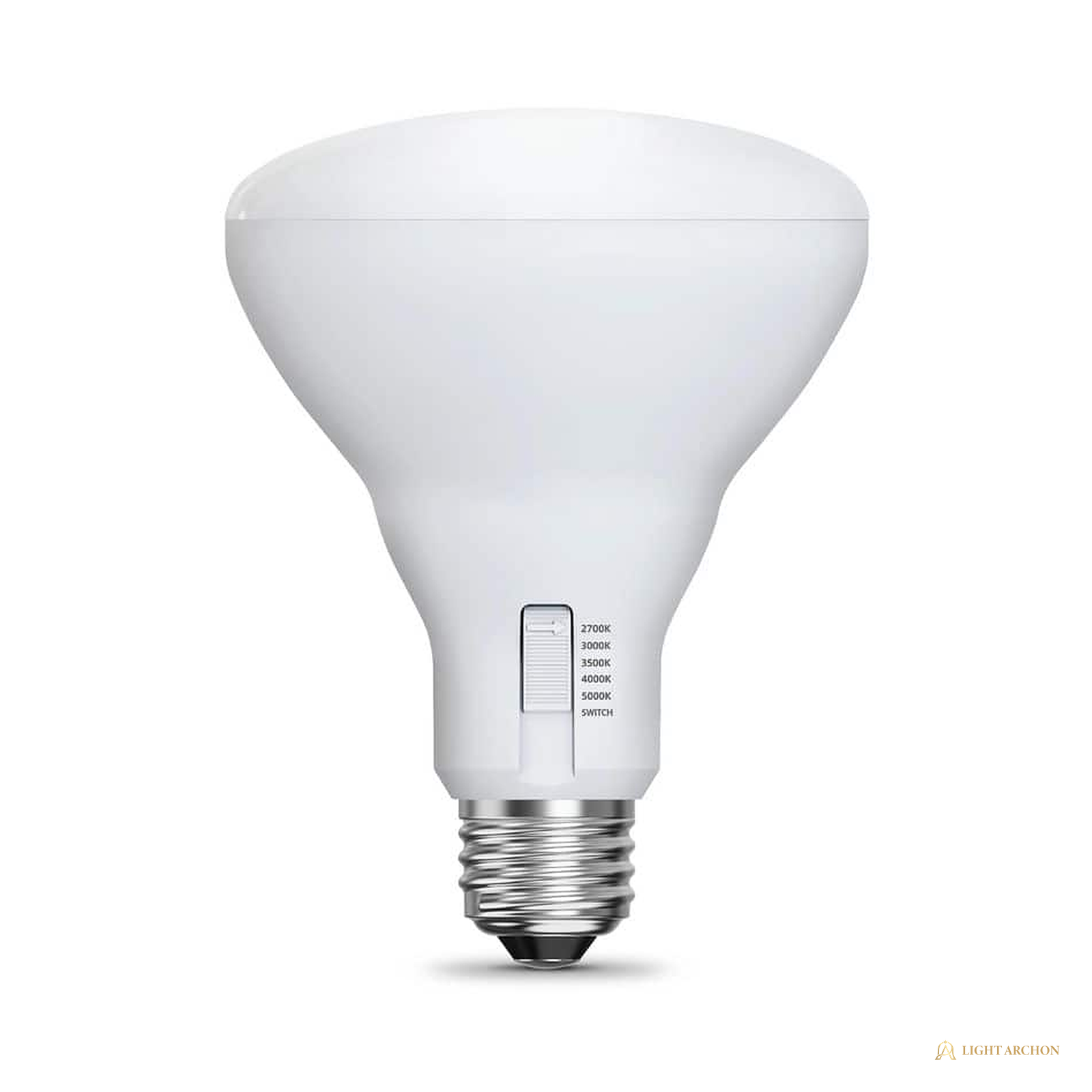 Light Archon TrueHue BR30 LED Flood Bulb, 65W Equivalent, 90 CRI, 5-CCT Selectable, 6-Pack - front view