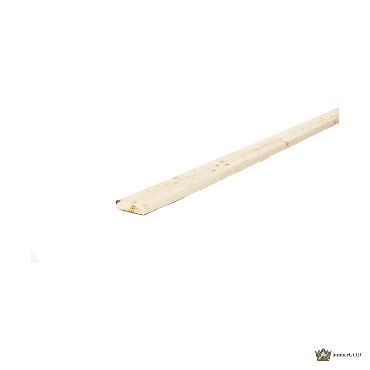 Lumber God 1x3 Furring Strip, 8 ft - front view
