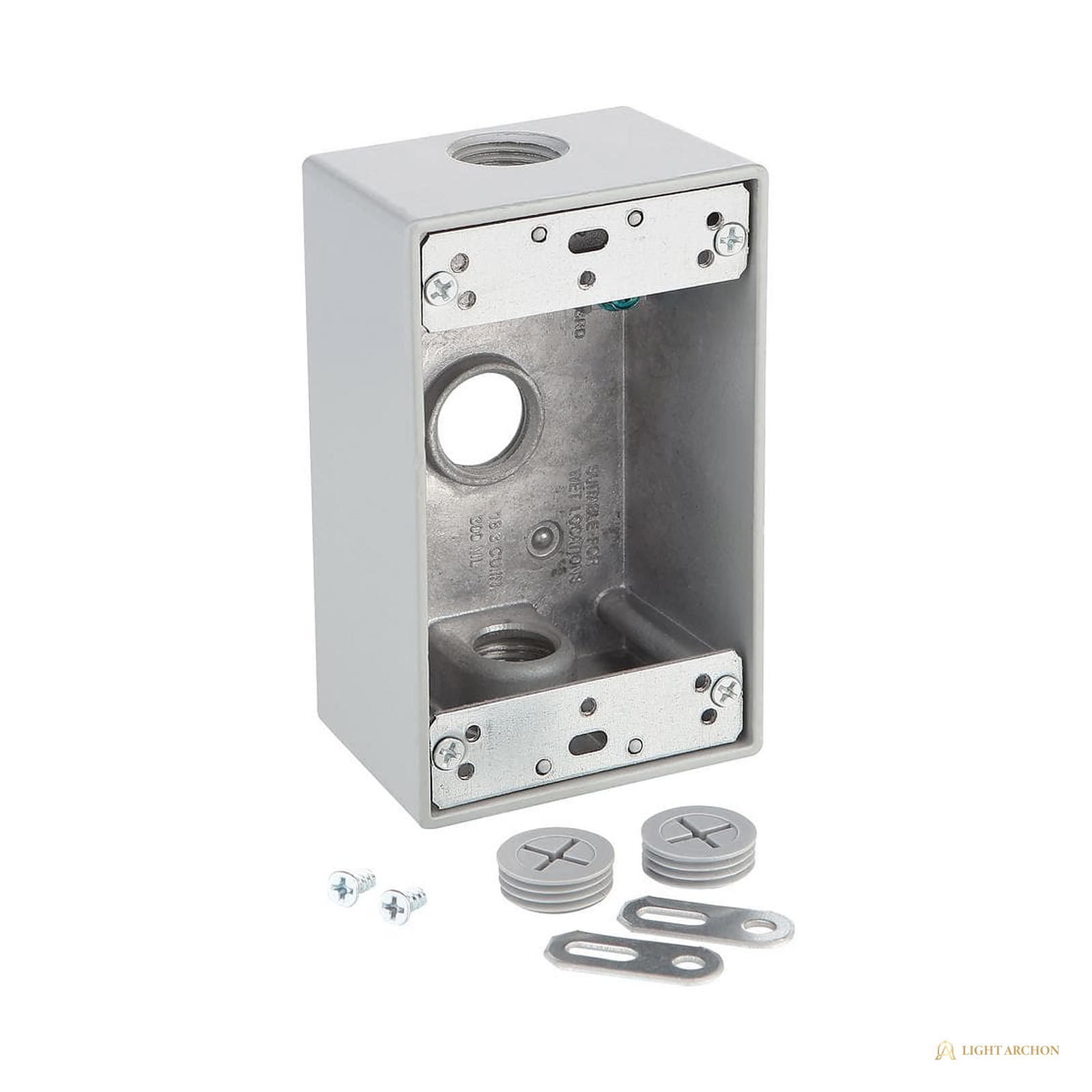 Light Archon StormSet Weatherproof Outlet Boxes - front view